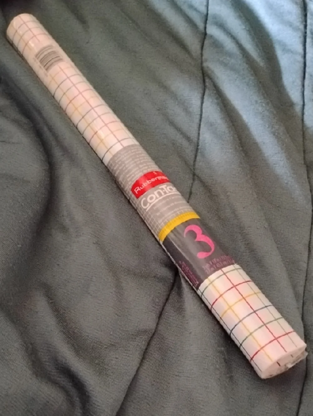 Rubbermaid Contact Paper (1994), Shelf Covering, 3 Yds. x 18 In., Pre-owned